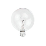 2Pk- Philips 40w G16.5 DuraMax Clear Decorative E12 base Incandescent Light Bulb - BulbAmerica