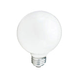 Philips 60w 120v Globe G25 White E26 DuraMax Deco Incandescent Light - 3 Bulbs