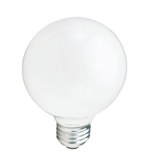 Philips 25w 120v Globe G25 White E26 DuraMax Deco Incandescent Light Bulb