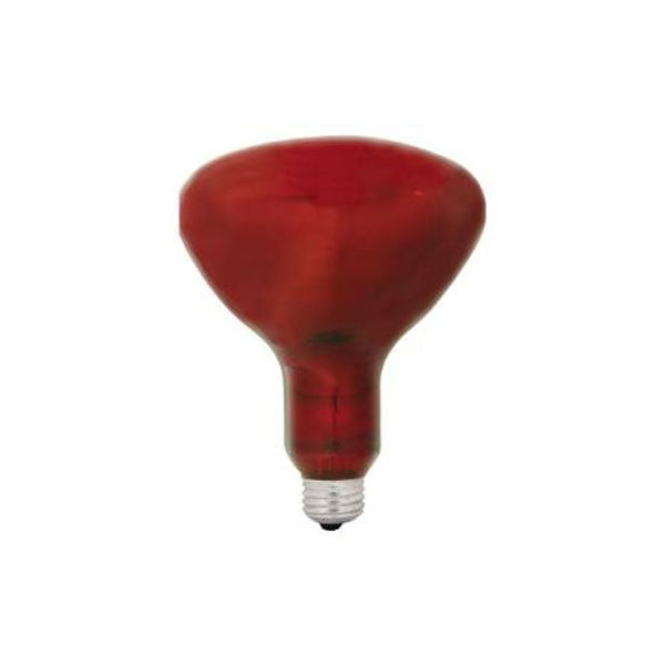 GE 375W R40 115v Red Heat Lamp
