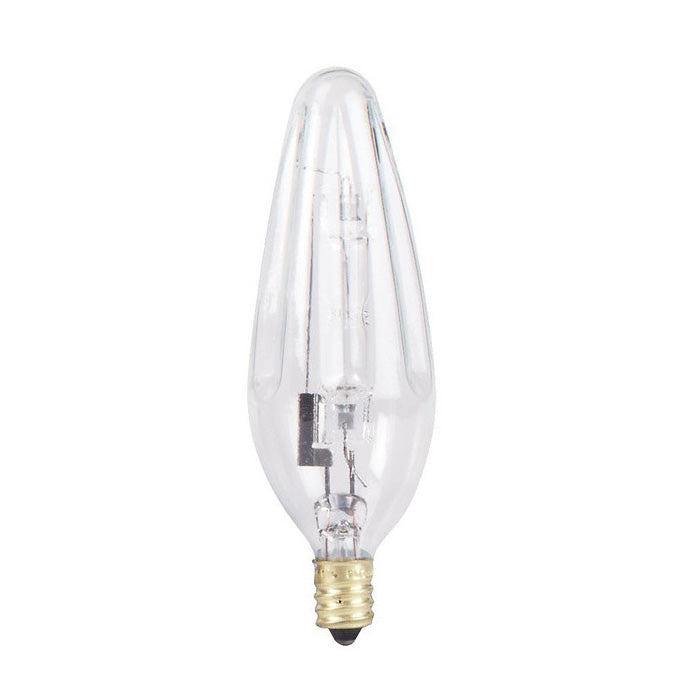 Philips 40w 120v F10.5 2900k E12 Clear Decorative Halogen Light Bulb