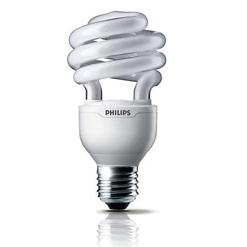 PHILIPS 23W 120V E26 Compact Fluorescent Mini Twist Light Bulb - 4 PACK