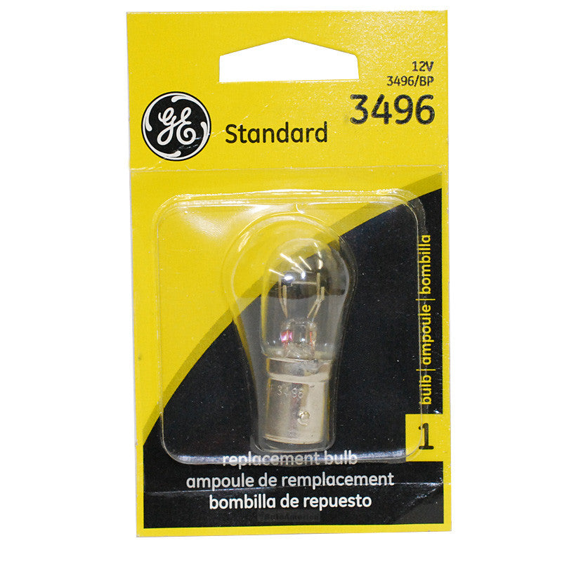 GE 25834 3496 - 27w 12.8v BAY15d T7 Miniature Automotive Incandescent light bulb
