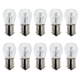 10Pk - GE 1665 - 27532 22w 28v S8 BA15s Base Aircraft Low Voltage Light Bulb