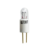 GE 7387 - 28926 1w 28v T1.75 M-23 Bi-Pin Base Low Voltage Miniature Bulb