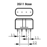 Philips Actinic PL-L 36W/10/4P lamp 36w 4-Pin 2G11 base UV Bulb for electronic fly killers_1
