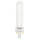 Ushio 3000066 - CF9S/827 - 9W 2700K - 2 Pin G23 Base - Single Tube CFL