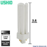 USHIO Compact Fluorescent 32w CF32TE/865 Dimmable Bulb - BulbAmerica
