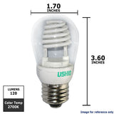 Ushio 3w CF3CC 2700k E26 Base Cold Cathode bulb