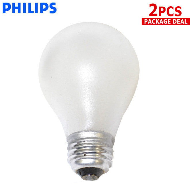 Philips 50w 120v  A-Shape A19 Frost Rough Service Silicone Coated Light Bulb