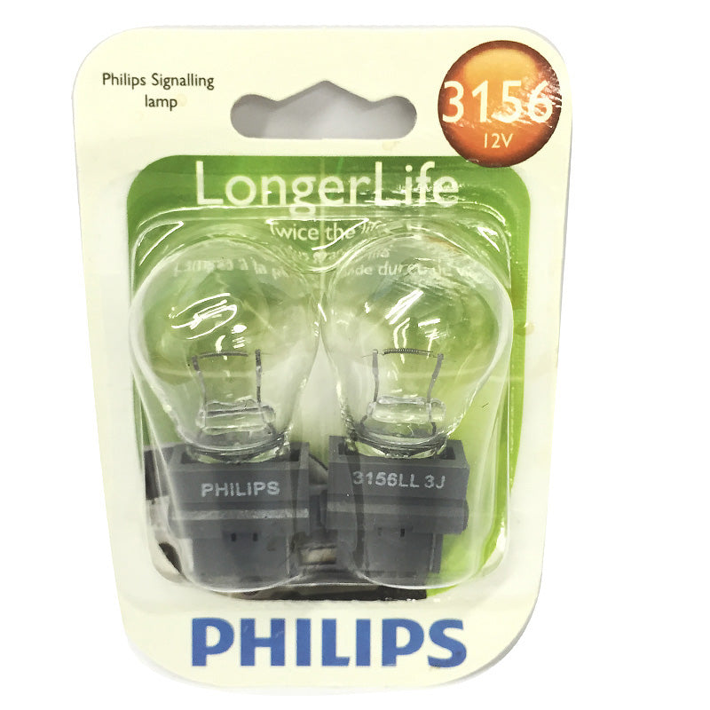 Philips  3156 - 27w 12v LL Halogen MiniatureAutomotive Lamp - 2 Bulbs