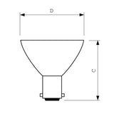 GBK 6439 50w AR56 ALR18 BA15d Elevator Replacement Bulb_1