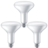 3PK - 10W BR40 LED 5000K - Daylight 800L Non-Dimmable Bulb - 60w Equiv