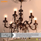 12Pk - Sunlite 25W Incandescent Flame Tip Petite Chandelier E12 Base Clear Bulb_3