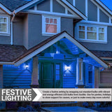 3Pk - Sunlite 3w LED A19 Blue Colored Non-Dimmable Bulb - 25w Equiv_1