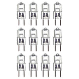 12Pk - Sunlite 50w 24v T3.5 Bi-Pin GY6.35 Base 3200K Clear Incandescent Bulb