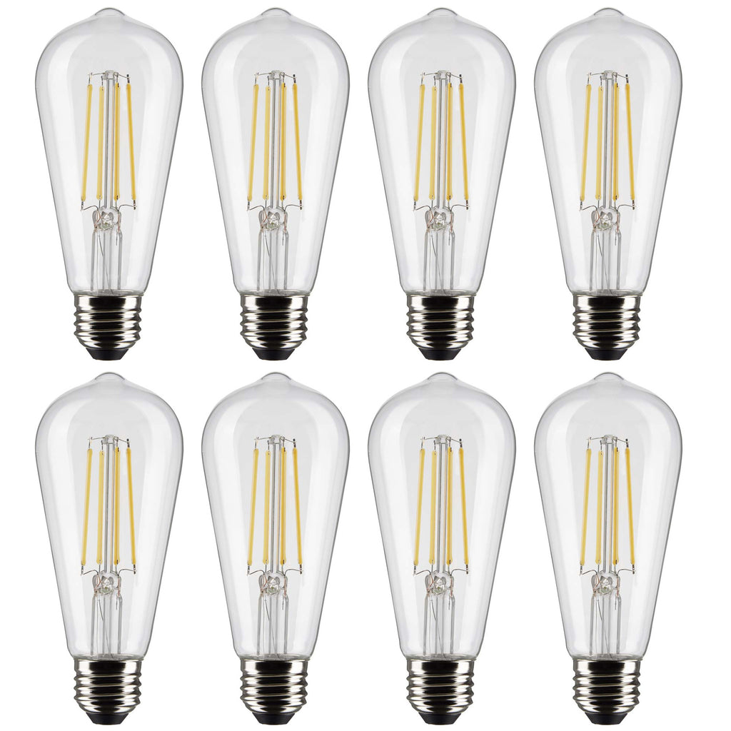 2Pk - SYLVANIA 7w ST19 LED 800Lm 90CRI 2700K Soft White Dimmable - 60w equiv