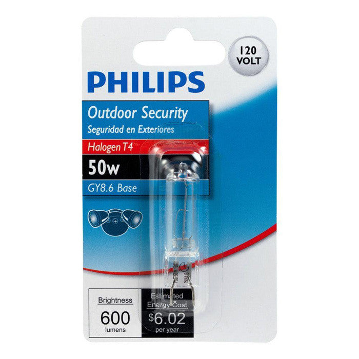Philips 50W 120V T4 GY8.6 Dimmable Light Bulb