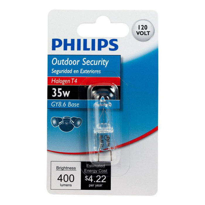 Philips 35W 120V T4 GY8.6 3000K Dimmable Light Bulb