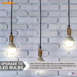 6Pk - Sunlite 5w LED G16.5 Clear Globe E12 Base 4000K Bulb - 40W Equiv_1