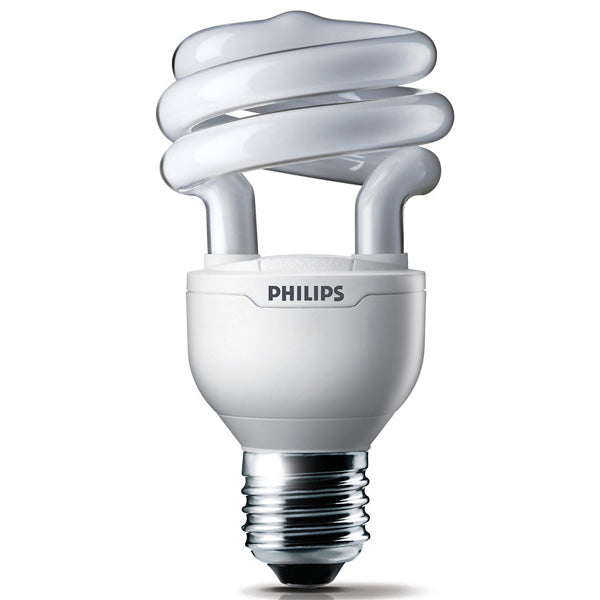 Philips 15w Mini Twist EL/mDT 2700k Warm White E26 Fluorescent Light Bulb