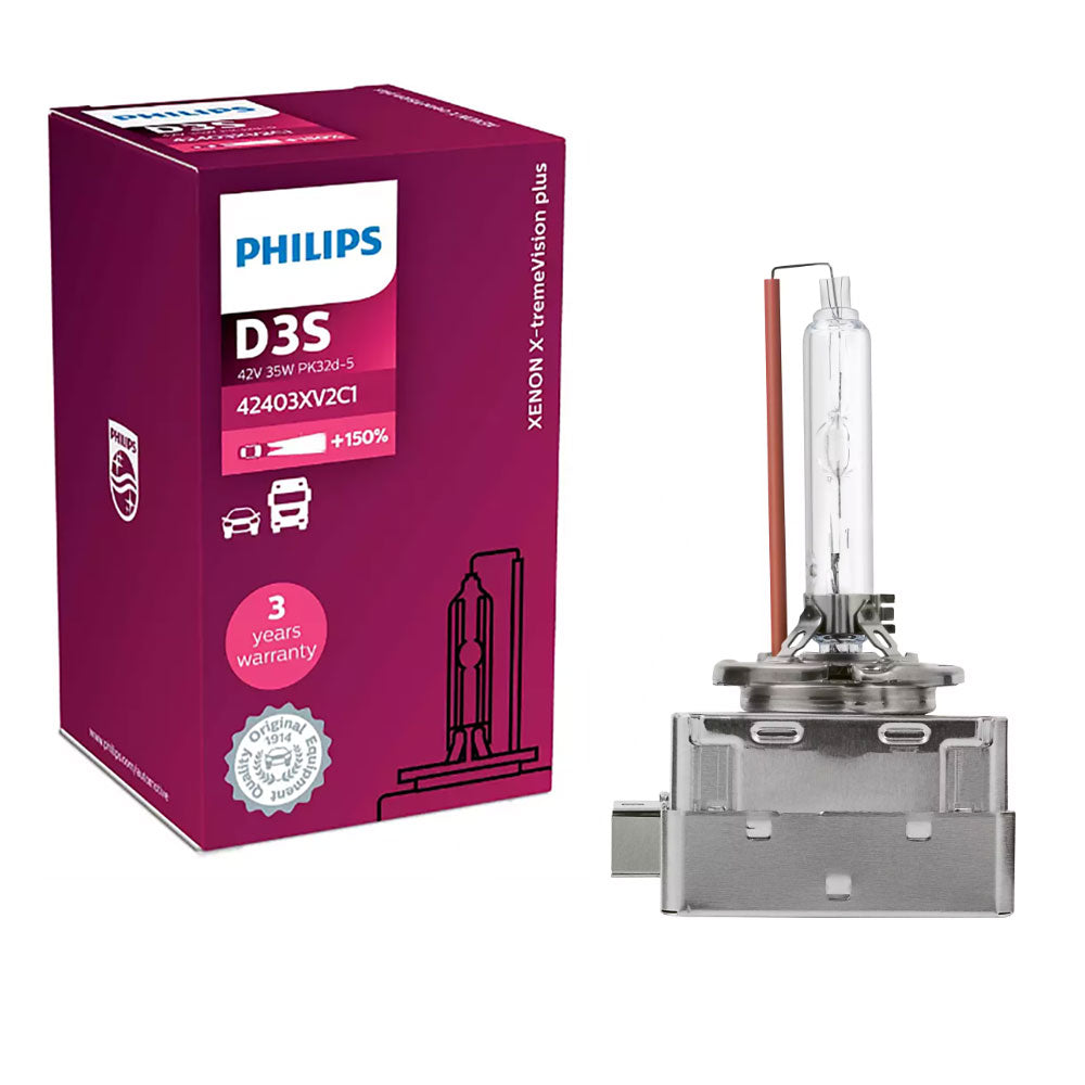 Philips 35w D3S Xenon HID X-tremeVision PLUS 4800K Automotive Headlight Bulb