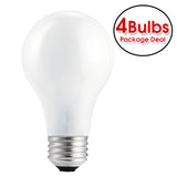 4Pk - Philips 43w 120v A-Shape A19 Soft White E26 EcoVantage Halogen Light Bulb_3