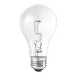 Philips 72w 120v A-Shape A19 Clear E26 EcoVantage Halogen Light Bulb - 2 pack
