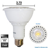 Philips 12w 120v PAR30L FL36 2700k White Aiflux Technology LED Light Bulb_1