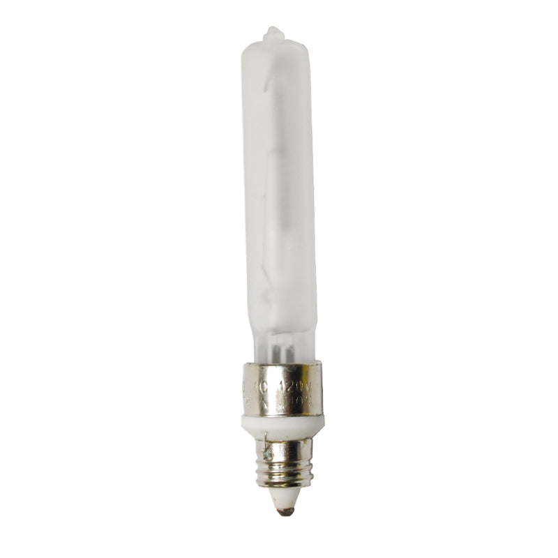 GE Q400MC 400W 120V E11 base frosted halogen light bulb