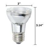 PLATINUM 75w 120v PAR16 E26 2900K Narrow Flood NFL30 Reflector Halogen Lamp Bulb - BulbAmerica