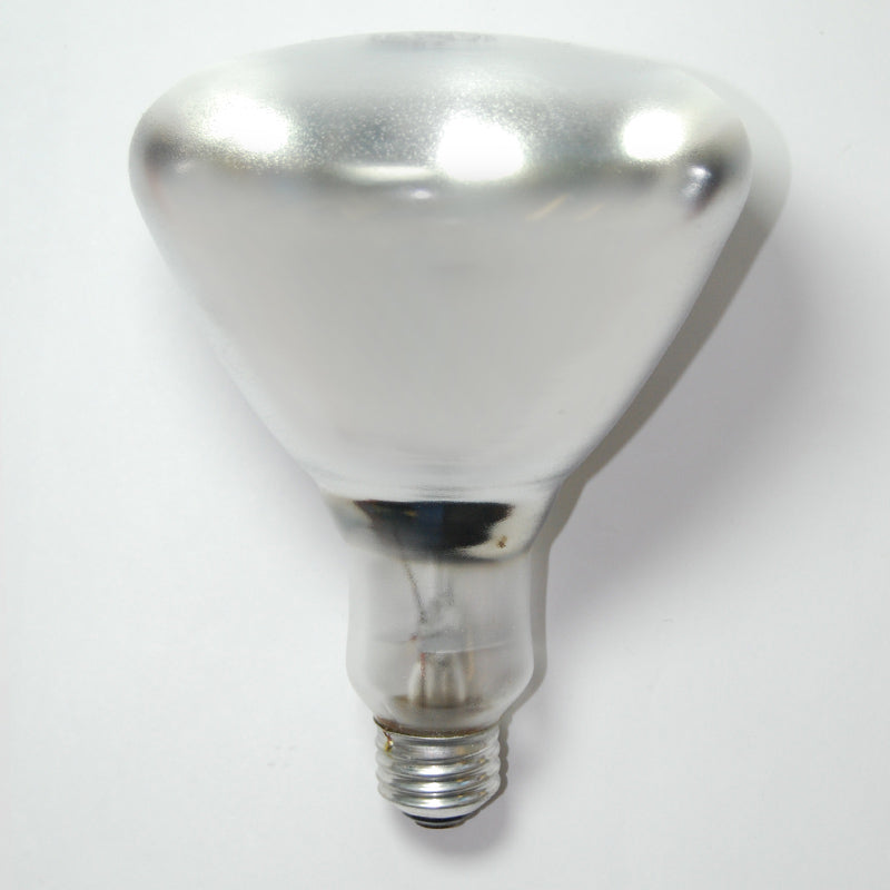 GE 250W 120V R40 Infrared Clear Heat Shatter Proof E26 Base Incandescent bulb