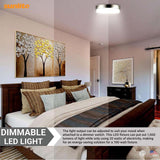 Sunlite 11-in 20w Modern Round Flush Mount Fixture CCT Selectable Dimmable_3