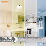 Sunlite 11-in 20w Modern Round Flush Mount Fixture CCT Selectable Dimmable_4