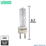 USHIO 575w USR-575/BE USR SERIES Single Ended metal halide - BulbAmerica