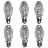 6PK - USHIO MH100/U/MED/40/PS 100w 4000K E26 Base PulseStart Metal Halide Bulb