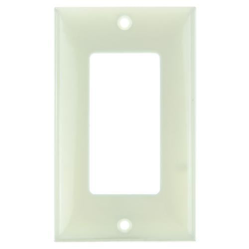 12Pk - SUNLITE 1 Gang Decorative Plate Almond Color E301A