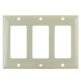 SUNLITE 3 Gang Decorative Plate Ivory Color E303I
