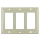 SUNLITE 3 Gang Decorative Plate Ivory Color E303I