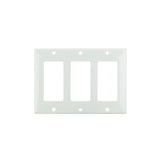 SUNLITE 3 Gang Decorative Plate White Color E303W