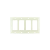 SUNLITE 4 Gang Decorative Plate Almond Color E304A