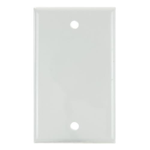 SUNLITE 1 Gang Blank Wall Plate White Color E401W