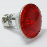 BulbAmerica 50W 120V PAR20 Narrow Flood Red Halogen Bulb - BulbAmerica