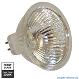 OSRAM 44870 FNV 50w 12v MR16 Wide Flood w/ Front Glass GU5.3 2950K Halogen Bulb - BulbAmerica