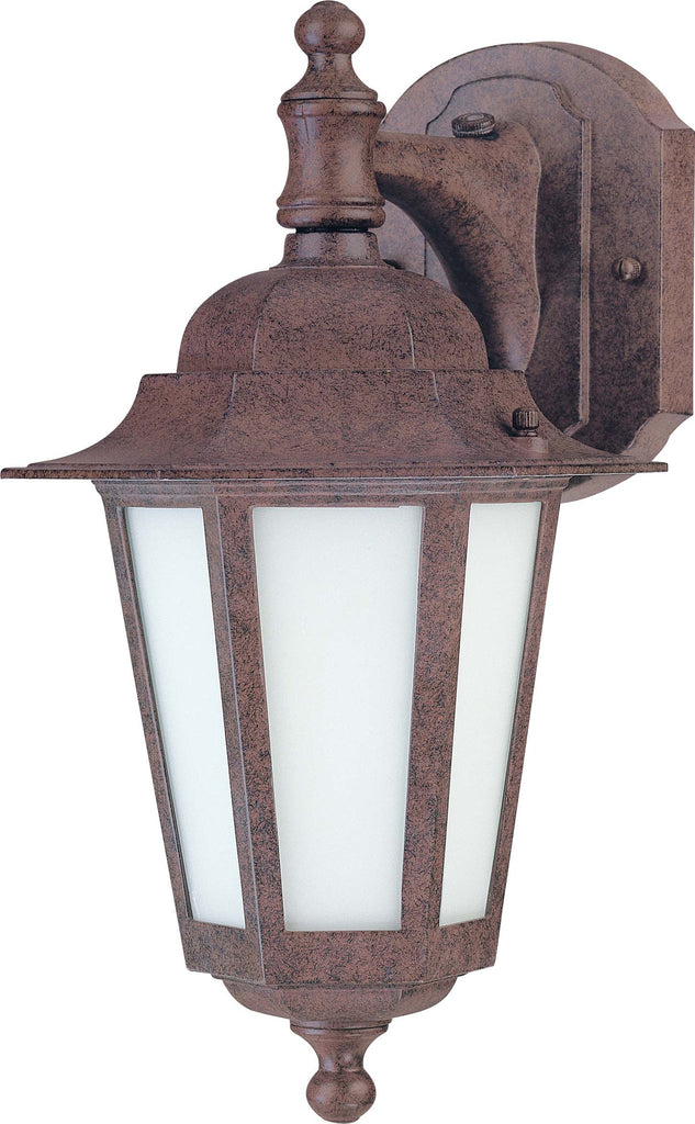 Nuvo Cornerstone 1-Light 13" Arm Down Wall Lantern w/ Photocell in Old Bronze