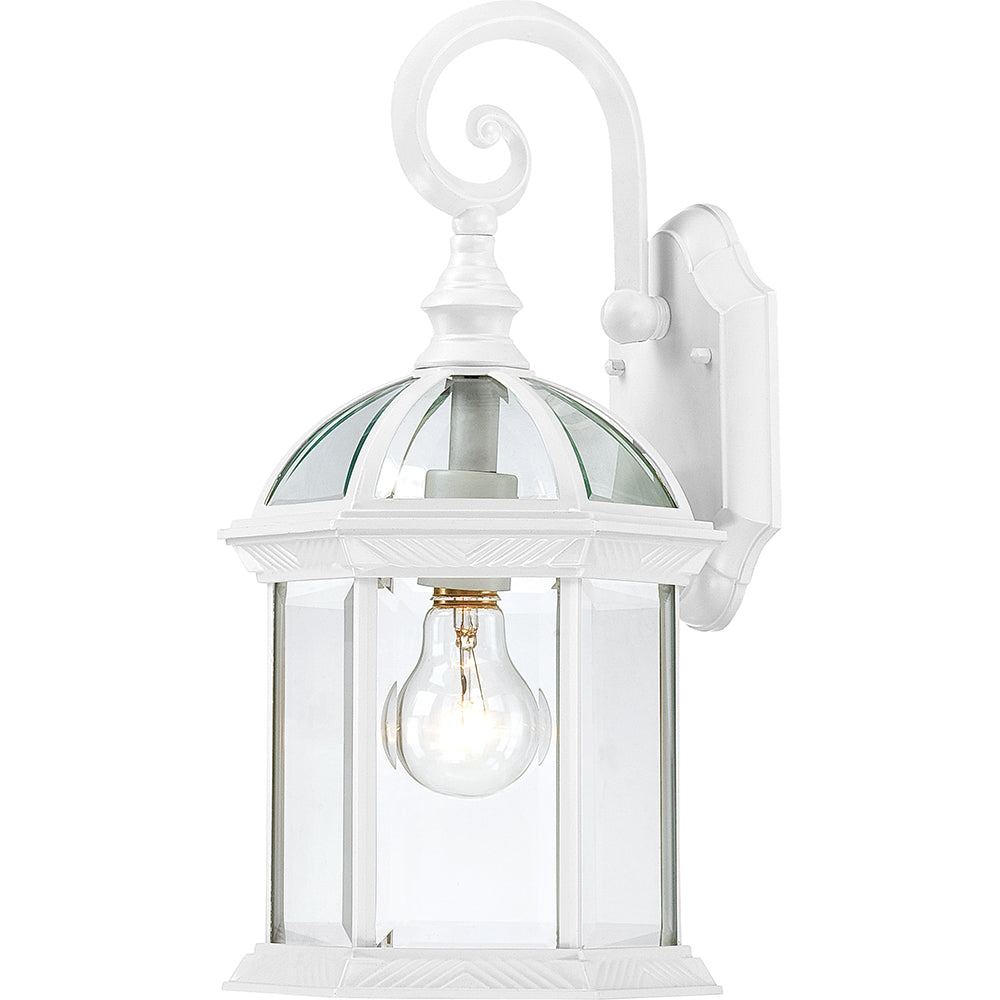Boxwood - 1 Light - 15" Outdoor Wall W/ Clear Seed Glass