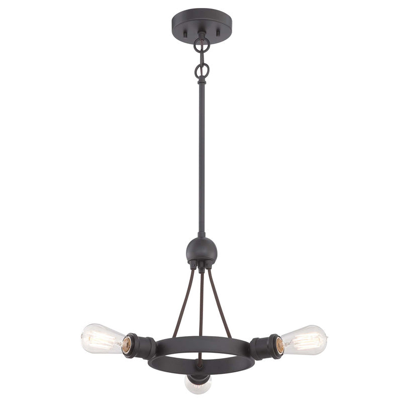 Nuvo Lighting Aged Bronze Paxton 3 Light Pendant - 21.75 Inches Wide