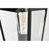 Jasper Outdoor 14-in Post Light Lantern Matte Black Finish w/ Clear Glass_4