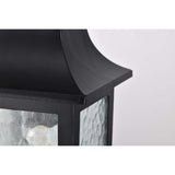 Stillwell Outdoor 14-in Hanging Light Matte Black Finish w/ Clear Water Glass_3