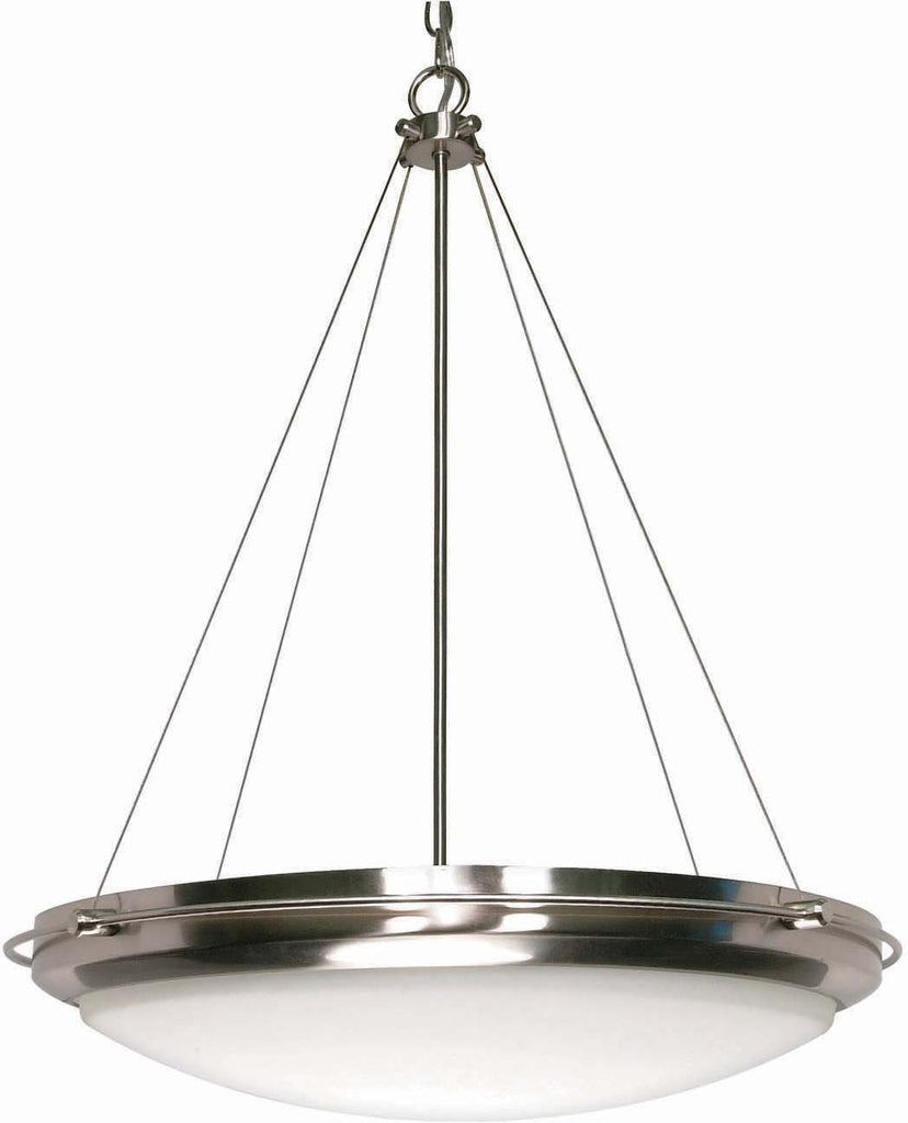 Nuvo Polaris - 3 Light - 23 inch - Pendant - w/ Satin Frosted Glass Shades